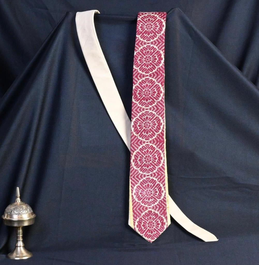 Men's Tie with Traditional Assamese Motif